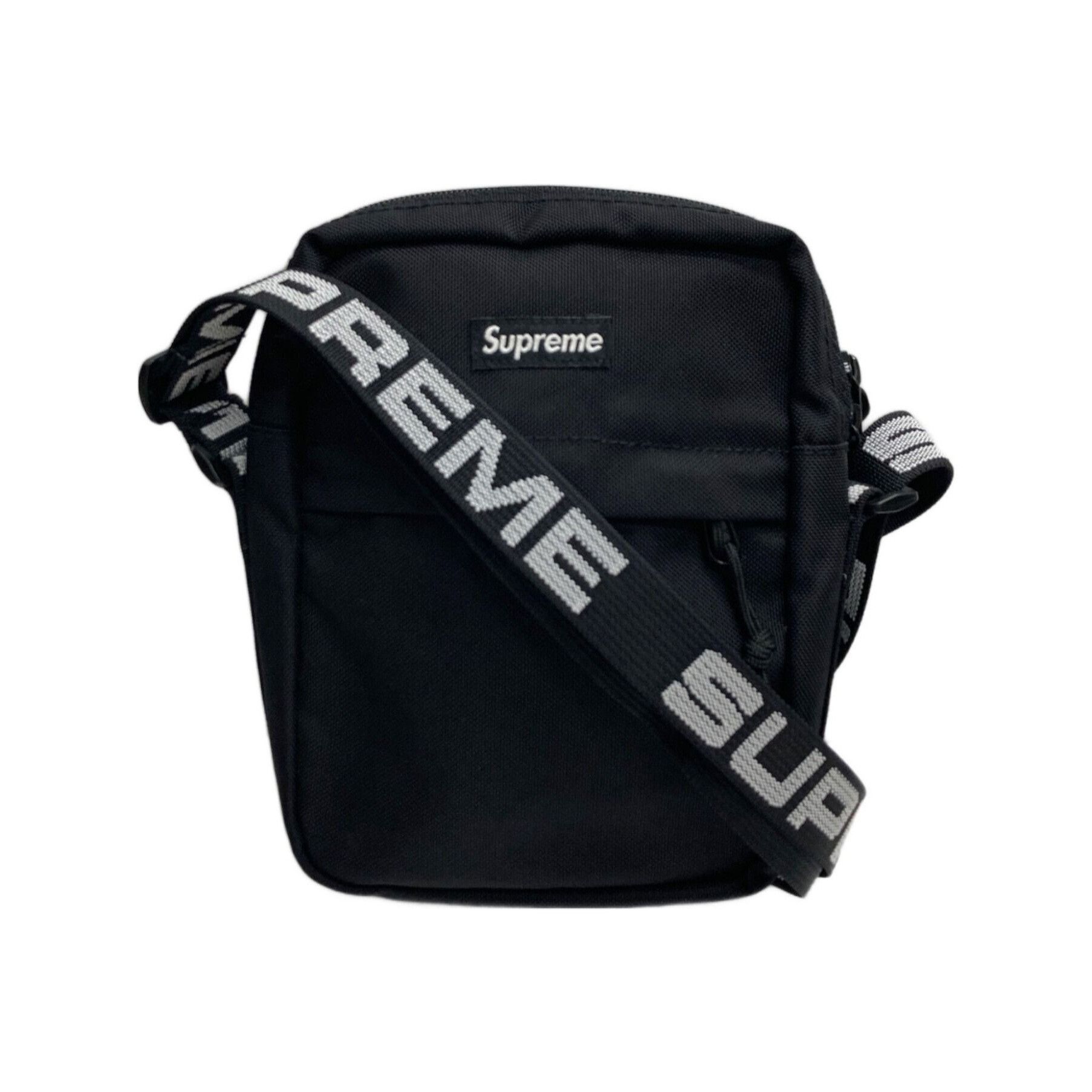 Supreme SUPREME 18SS Logo Shoulder Bag Black Size ONE SIZE - 1 Thumbnail