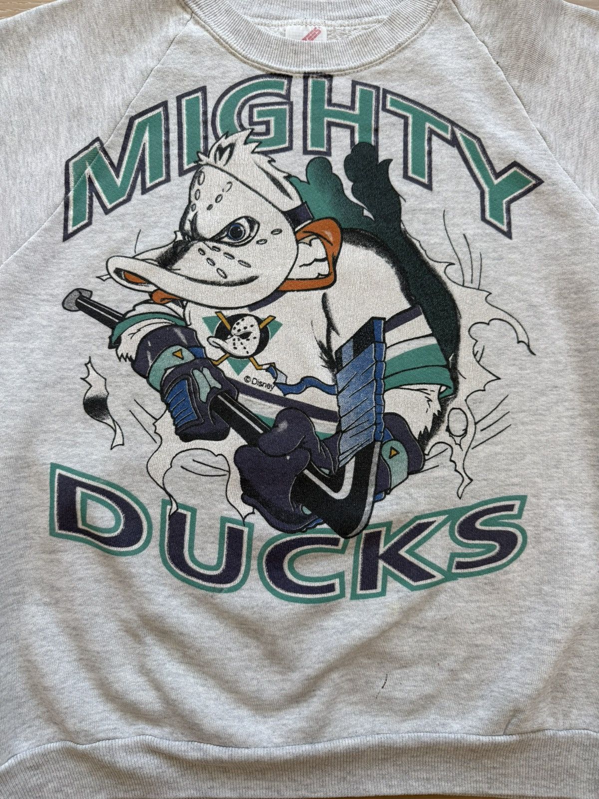 NHL Vintage Mighty Ducks Disney Anaheim NHL Pullover Size US M / EU 48-50 / 2 - 2 Thumbnail