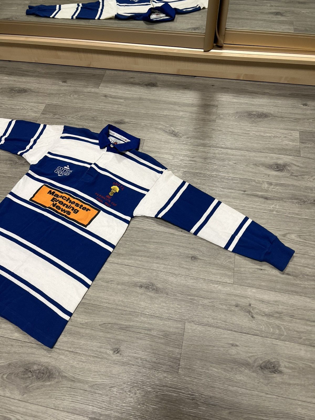 Vintage Cotton Oxford Pilkington Final Cup Rugby 1996/1997 Size S Size US S / EU 44-46 / 1 - 3 Thumbnail