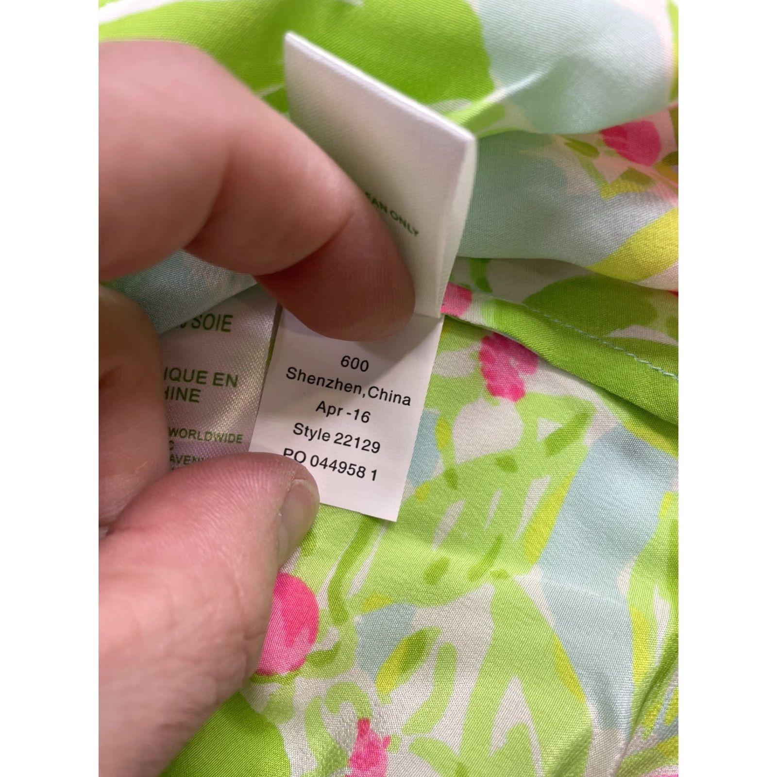 Lilly Pulitzer LILLY PULITZER Stacey Womens Small Pink Lemonade 100% Silk Sleeveless Top V-Neck Short Sleeve Floral Multicolor Stacey Womens S Silk Top Size S / US 4 / IT 40 - 5 Thumbnail
