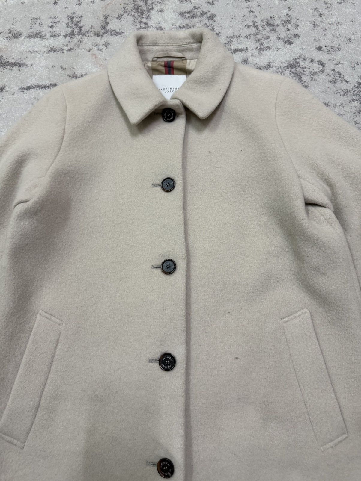 Mackintosh Mackintosh Philosophy Wool Beaver Coat Size M / US 6-8 / IT 42-44 - 6 Thumbnail