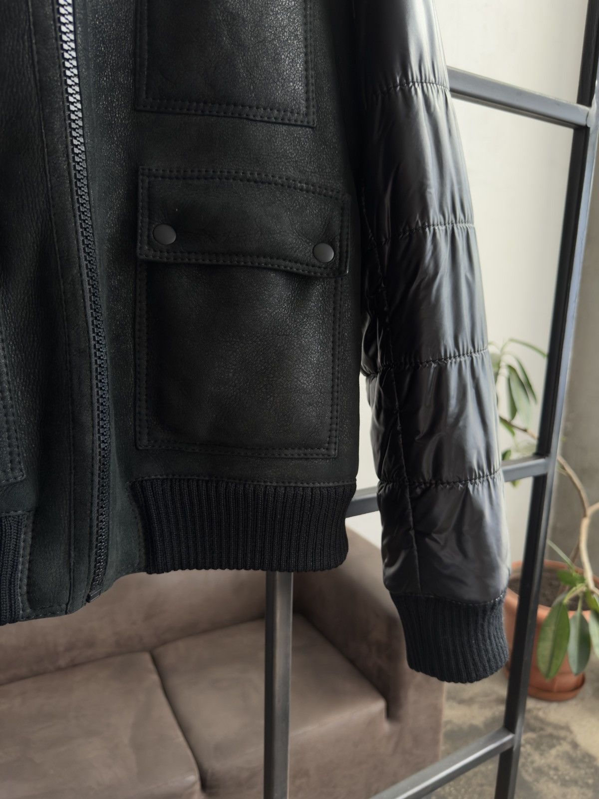 Dior Dior Leather Shearling Jacket FW07 Navigate Hedi Slimane Size US L / EU 52-54 / 3 - 11 Thumbnail