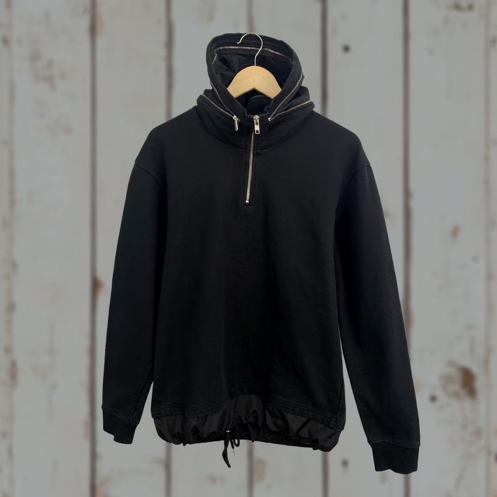 Alexander McQueen Alexander McQueen Hoodie Zipped Collar Black Y2K Retro Rare Size S Mens Size US S / EU 44-46 / 1 - 1 Thumbnail