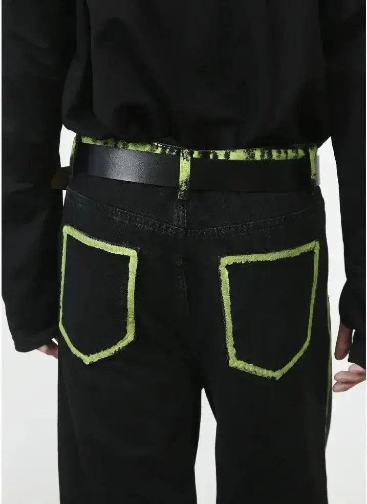 Japanese Brand Baggy loose jeans wide leg fashion streetwear pants Size US 30 / EU 46 - 6 Thumbnail