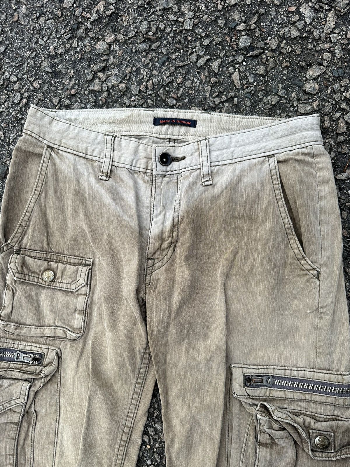 If Six Was Nine CARGO PANTS FADED MADE IN NIPPON VINTAGE JAPANESE BRANDED Size US 28 / EU 44 - 7 Thumbnail