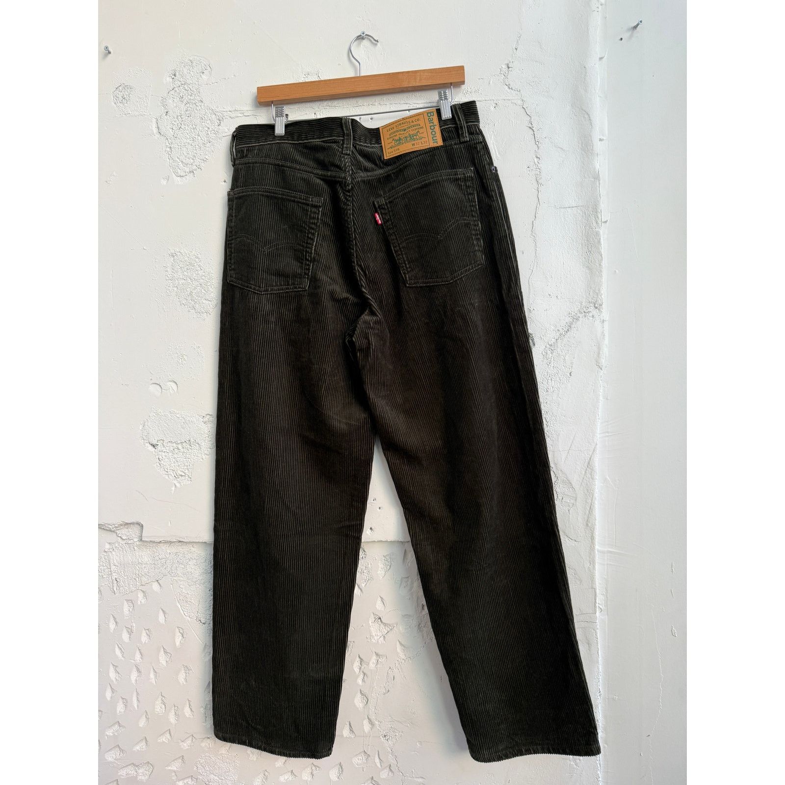 Barbour × Levi's Levi's x Barbour 578 Pleated Baggy Jeans Size US 32 / EU 48 - 2 Thumbnail