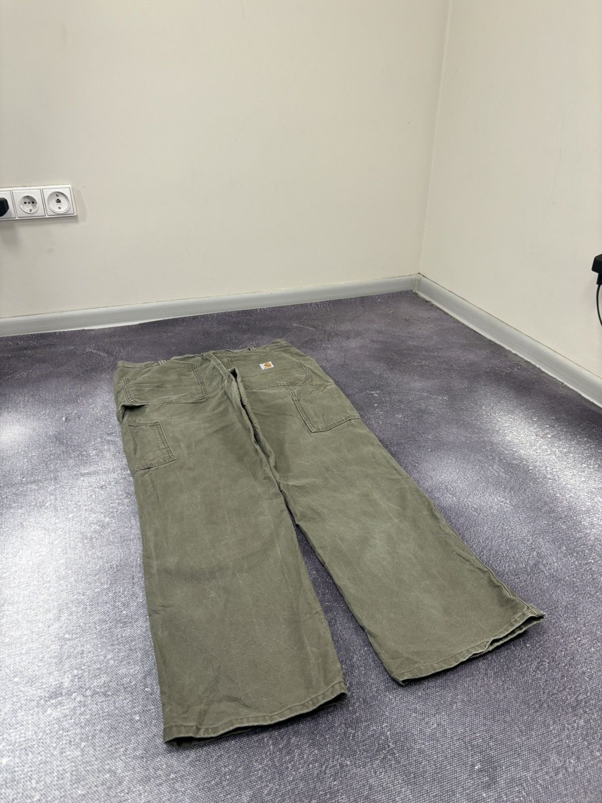 Carhartt Vintage Carhartt Rugged Flex Olive Utility Work Baggy Pants Size US 36 / EU 52 - 4 Thumbnail