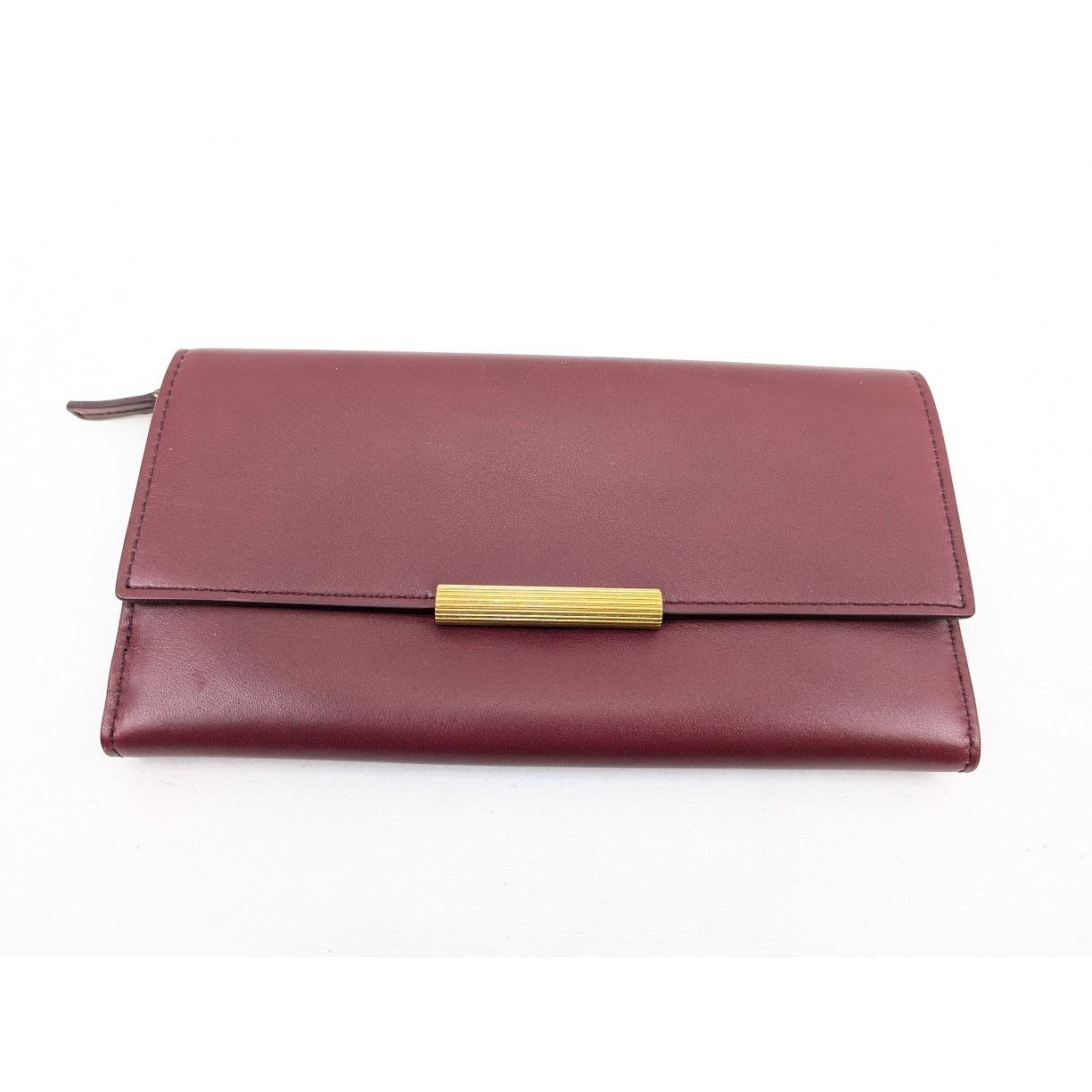 Bottega Veneta o1rshd1 Size: OS / French Calf Nappa Wallet in Bordeaux/Gold Size ONE SIZE - 6 Thumbnail