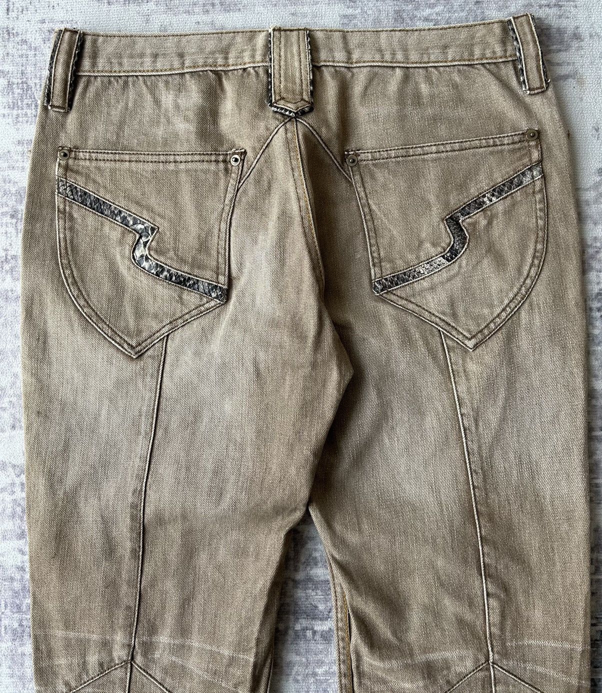 14th Addiction Snake Punk Semantic Design Pants Size US 31 - 10 Thumbnail
