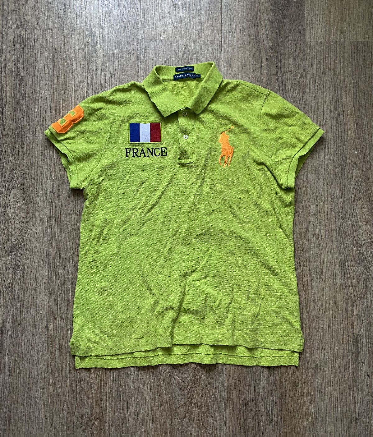 Polo Ralph Lauren × Vintage Polo Ralph Lauren France vintage luxury polo tee Size L / US 10 / IT 46 - 1 Thumbnail