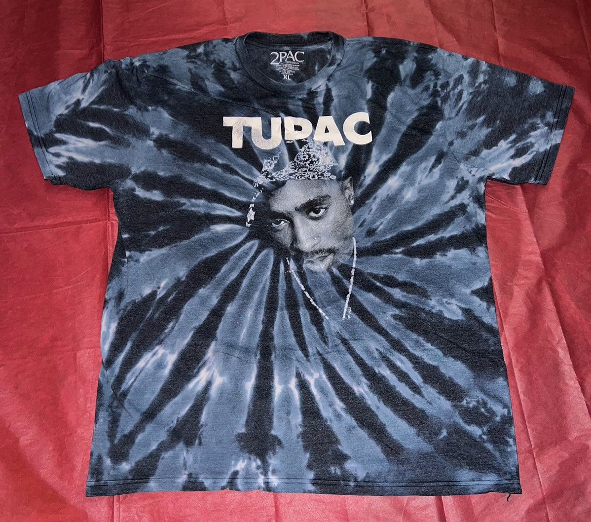 Rap Tees × Vintage 2PAC T-SHIRT Size US XL / EU 56 / 4 - 1 Thumbnail