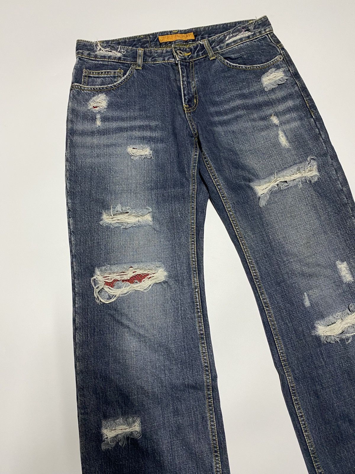Denime AUTHENTIC INDIGO DENIM PRODUCT Size 34" / US 12 / IT 48 - 3 Thumbnail