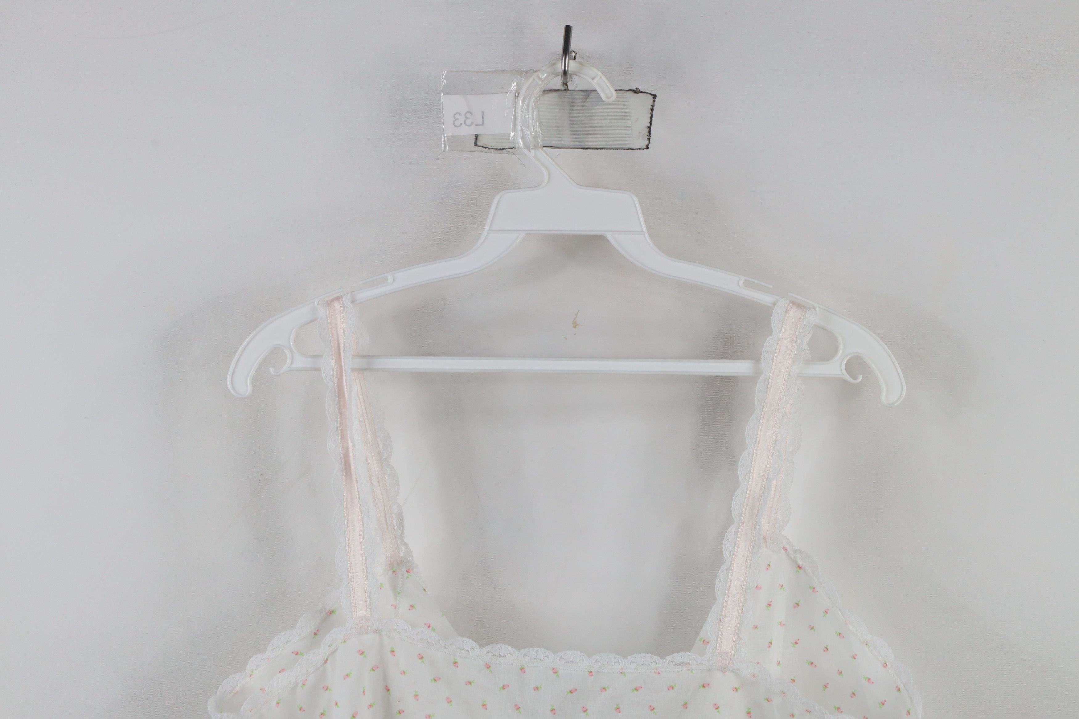 Vintage Vintage 70s Streetwear Sheer Lace Flower Night Shirt USA Size L / US 10 / IT 46 - 8 Thumbnail