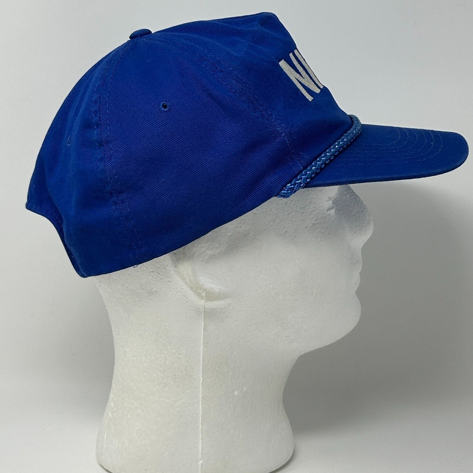 Vintage Vintage Niro Hat Cap Blue 90s 5 Panel A-Frame Snapback Rope Size ONE SIZE - 8 Thumbnail