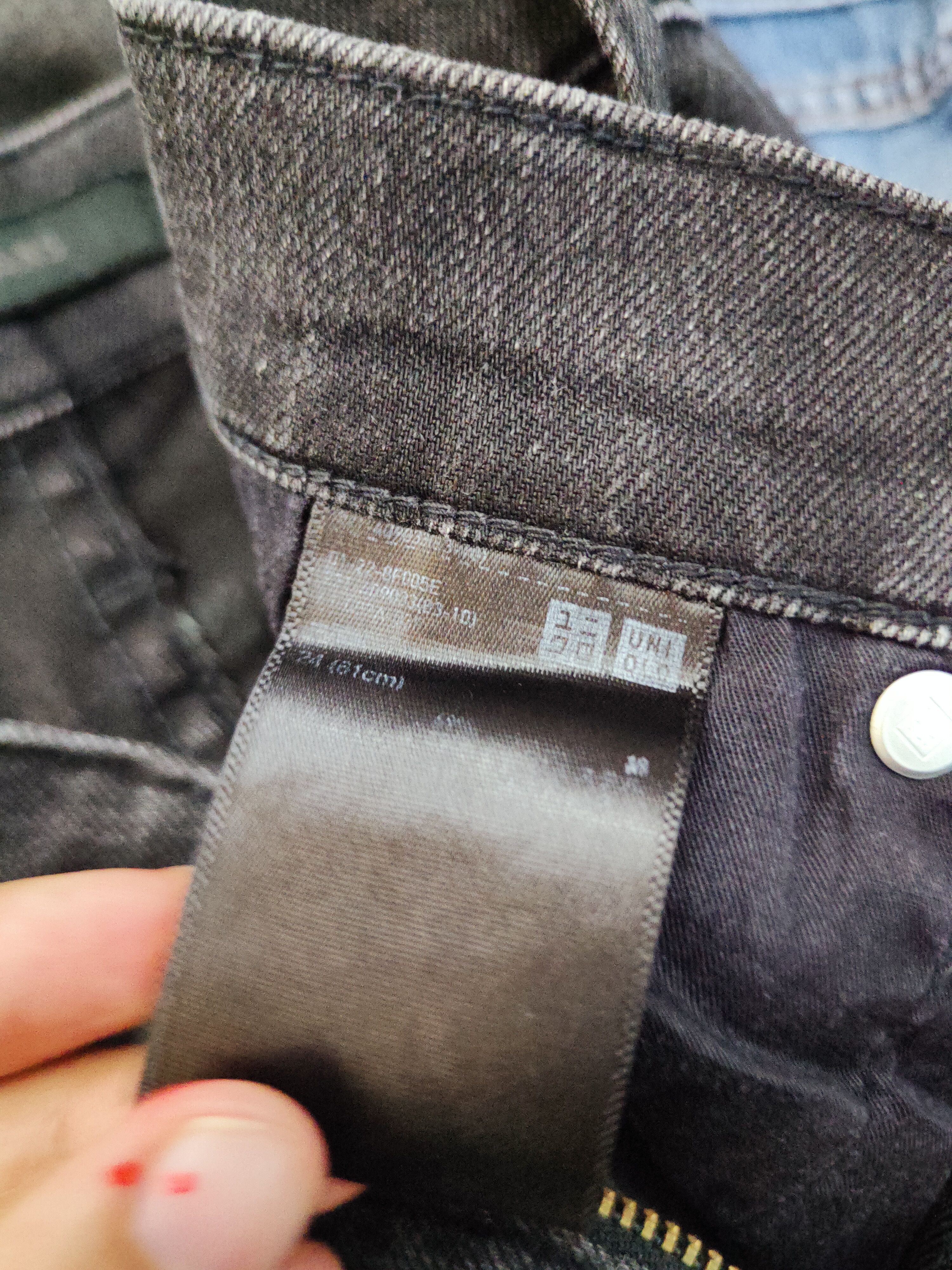 Japanese Brand Uniqlo Black Distressed Ripped Jeans #W231 Size 26" / US 2 / IT 38 - 16 Thumbnail