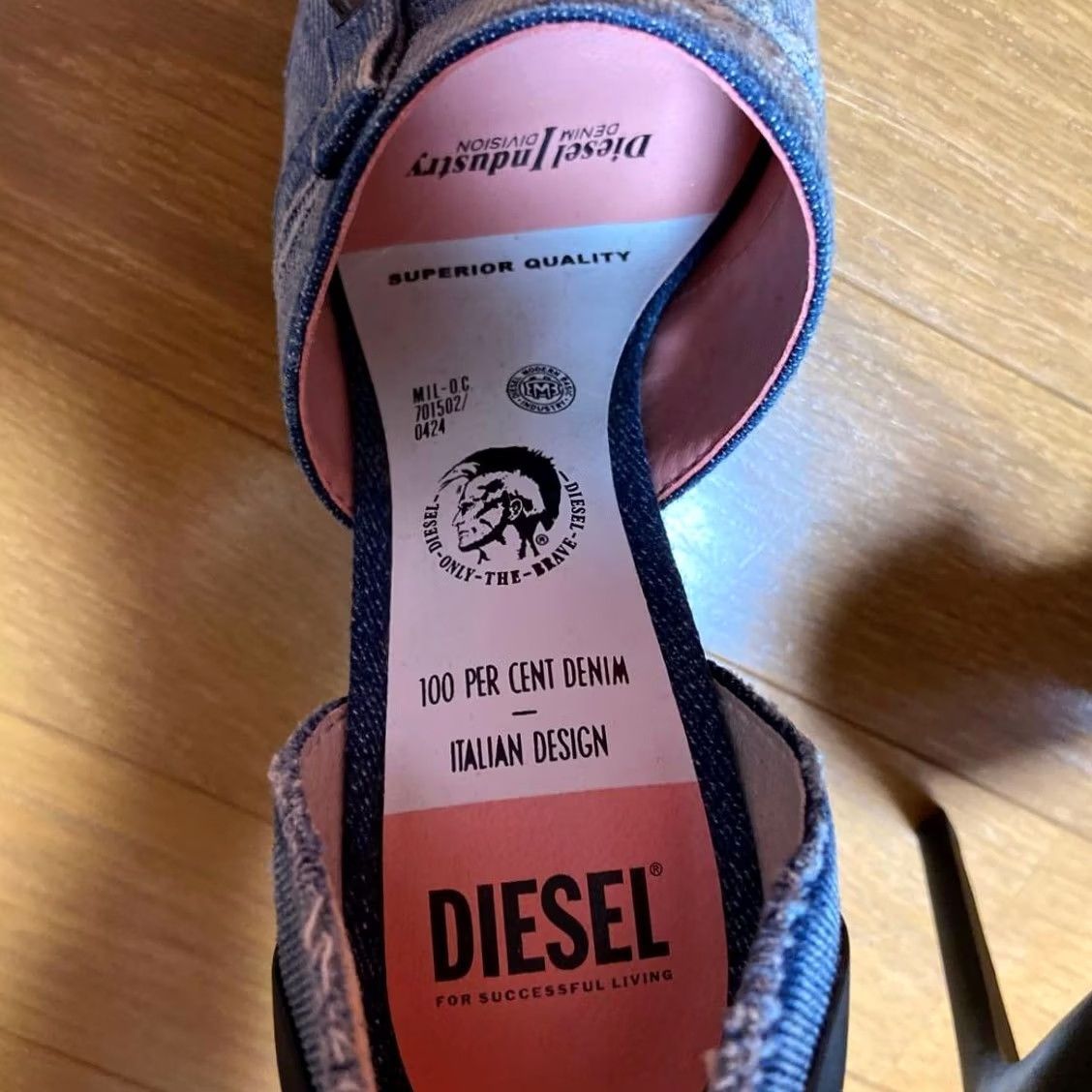 Diesel VINTAGE Diesel Women Denim Pumps Luxury Classic 6.0US Distressed Finish Size US 6 / IT 36 - 3 Thumbnail