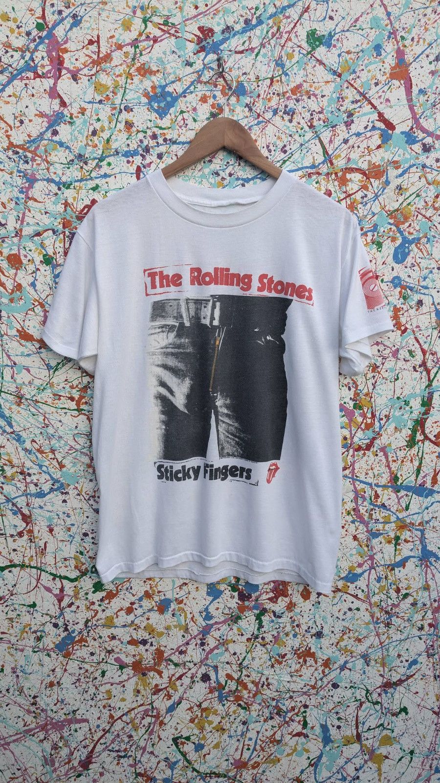 Brockum Vintage Rolling Stones tshirt sticky fingers single stitch Size US L / EU 52-54 / 3 - 1 Thumbnail