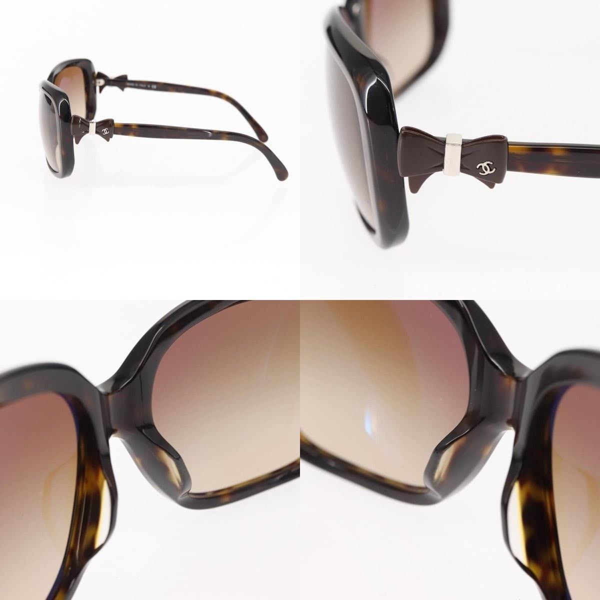 Chanel Chanel Coco Mark Ribbon Sunglasses Size ONE SIZE - 4 Thumbnail