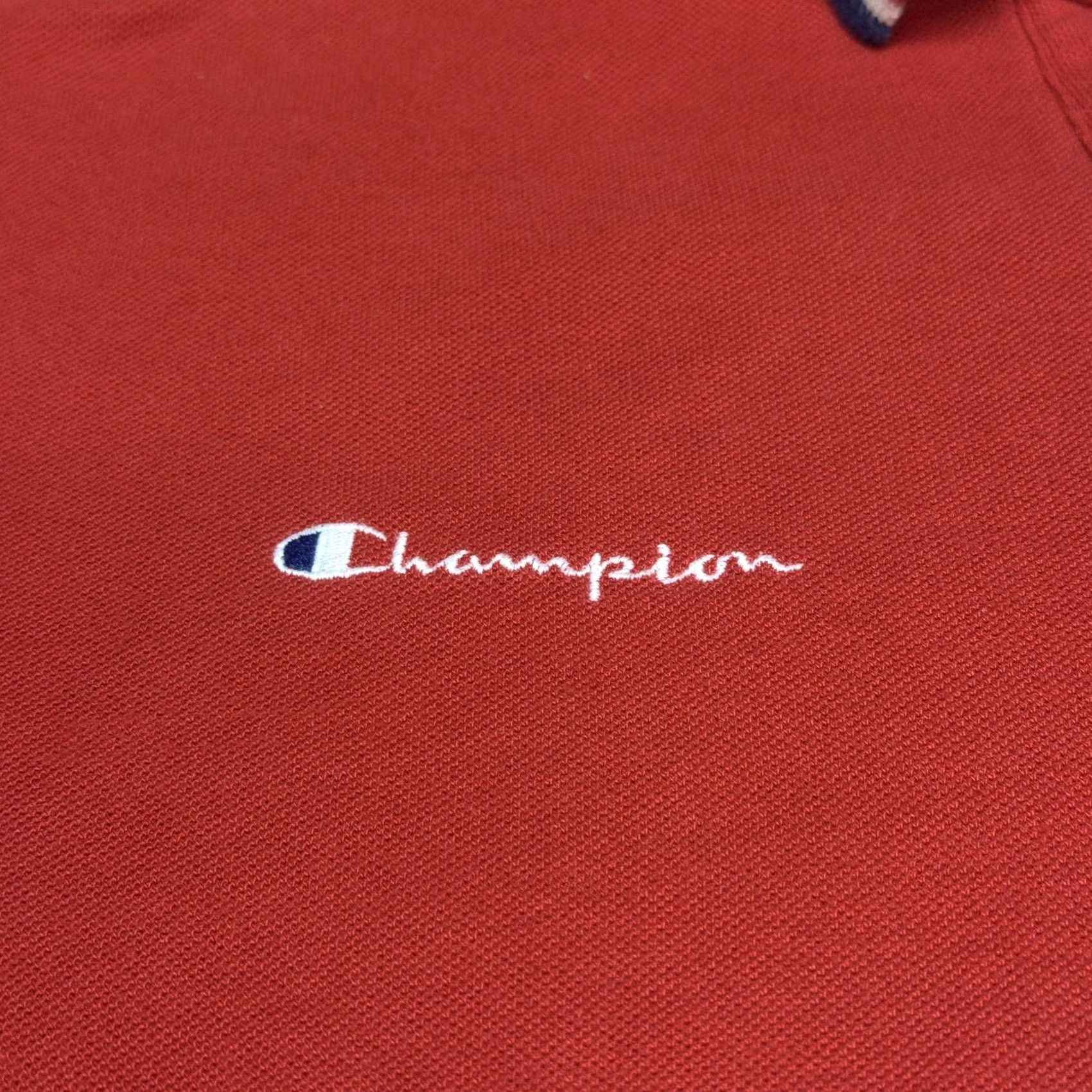 Champion VINTAGE Champion Polo Shirt Mens Large Red Embroidered USA Pan American Team 90s Size US L / EU 52-54 / 3 - 7 Thumbnail