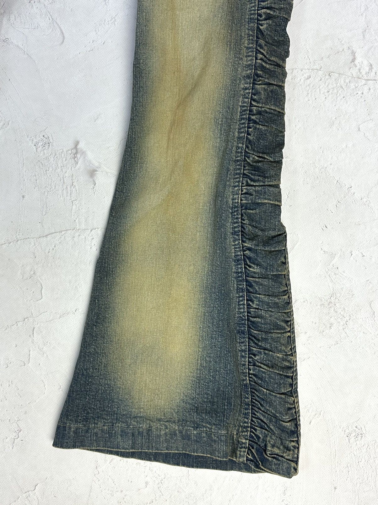 Beauty Beast × If Six Was Nine × Vintage Vintage Washed Pleated Belted Jeans Size 28" / US 6 / IT 42 - 4 Thumbnail