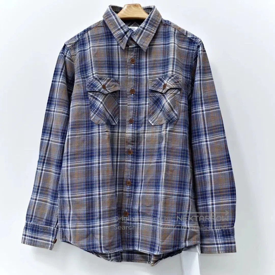 Visvim VISVIM 16ss BLACK ELK INDIGO CHECK FLANNEL. Size US M / EU 48-50 / 2 - 1 Thumbnail