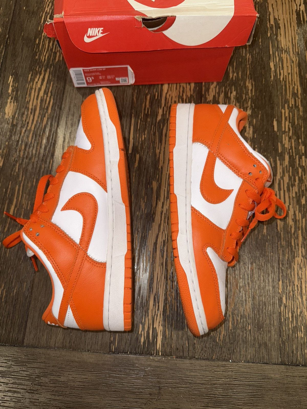 Nike Nike Dunk Low Syracuse Orange Size US 9.5 / EU 42-43 - 5 Thumbnail