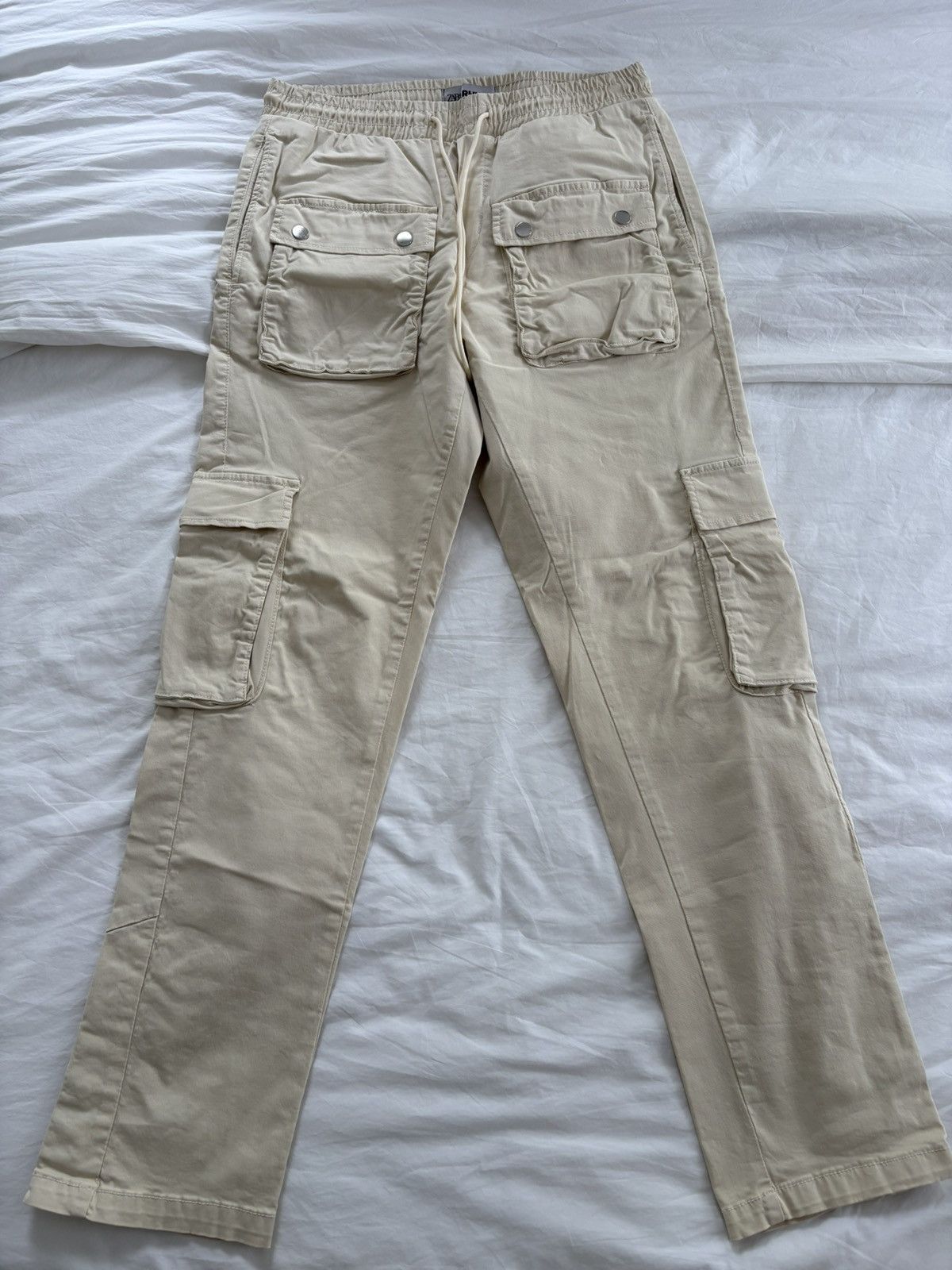 Rhude × Zara Zara X Rhude cargo pant khaki Size US 32 / EU 48 - 1 Thumbnail