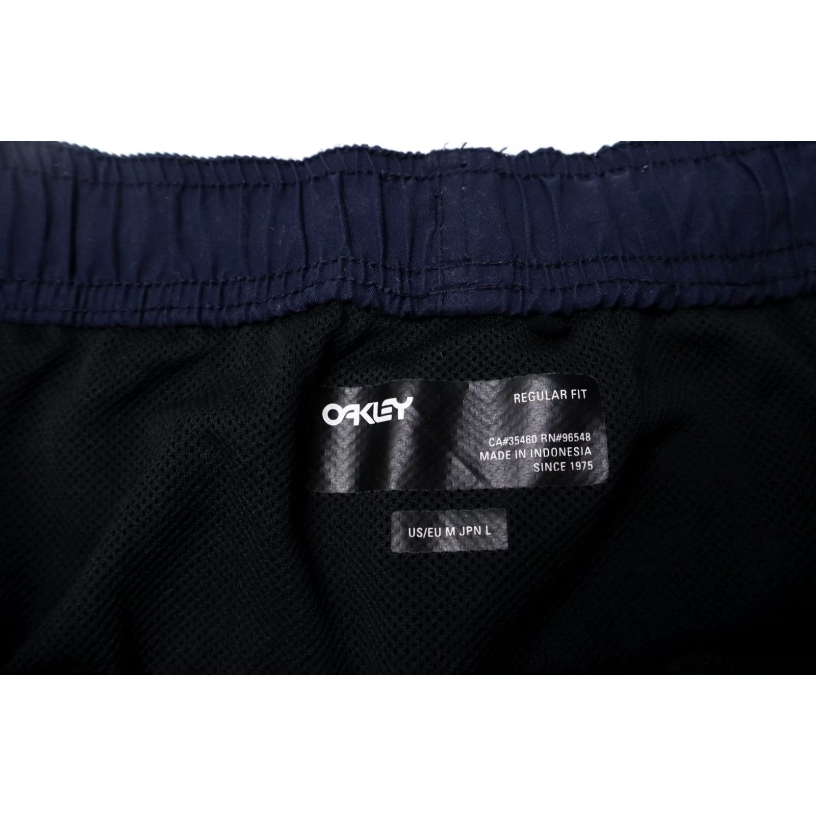 Oakley OAKLEY Shorts MEDIUM Blue Regular Fit Elastic Waist Drawstring Logo Men's Size US 31 - 5 Thumbnail