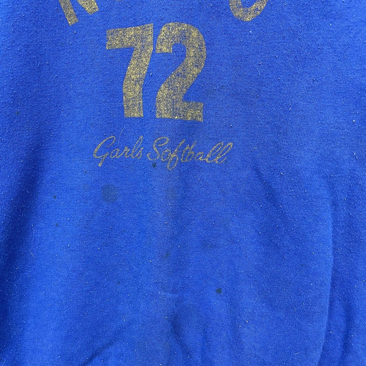Vintage 💥Vintage Softball Pullover Roundneck Sweatshirt Size US M / EU 48-50 / 2 - 4 Thumbnail