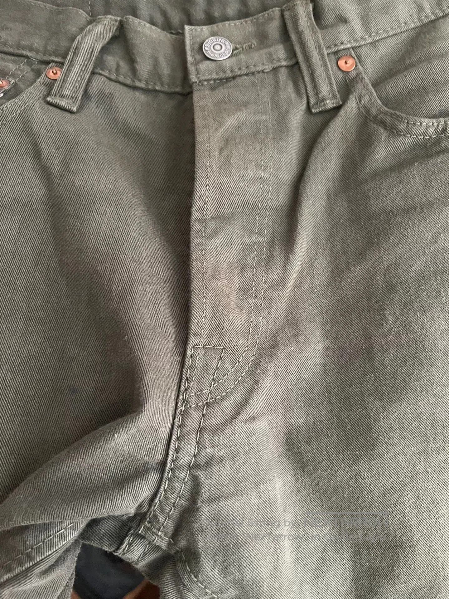 Pure Blue Japan military green denim pants from Pure Blue Japan. Size US 32 / EU 48 - 5 Thumbnail