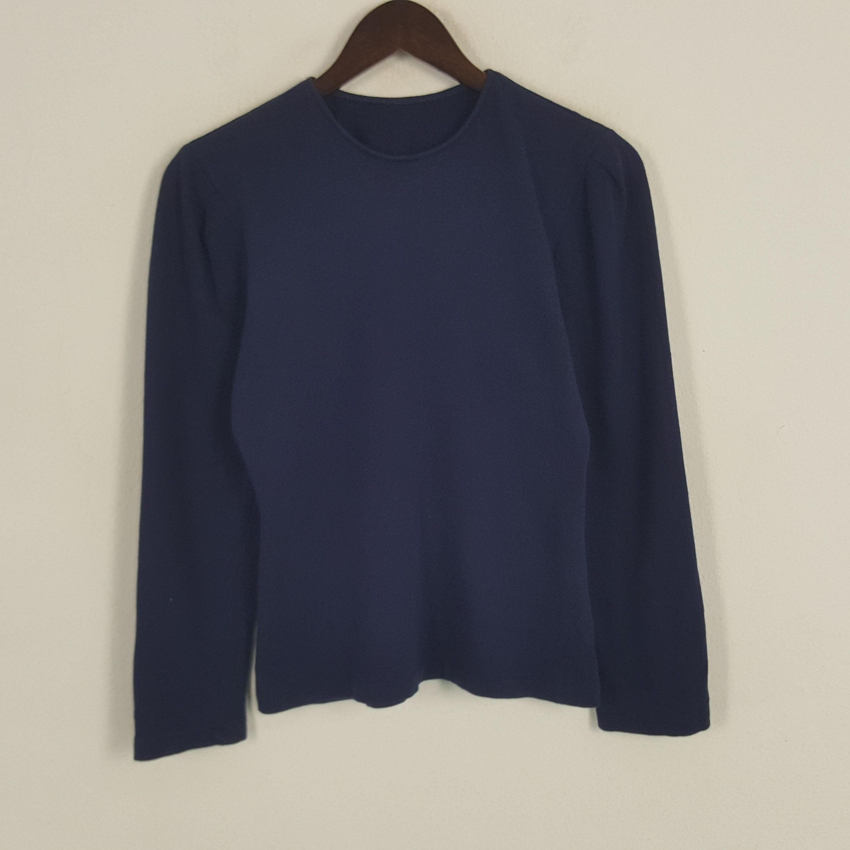 Vintage Vintage NORMAKAMALI Long Sleeve T-Shirt Size S / US 4 / IT 40 - 1 Thumbnail