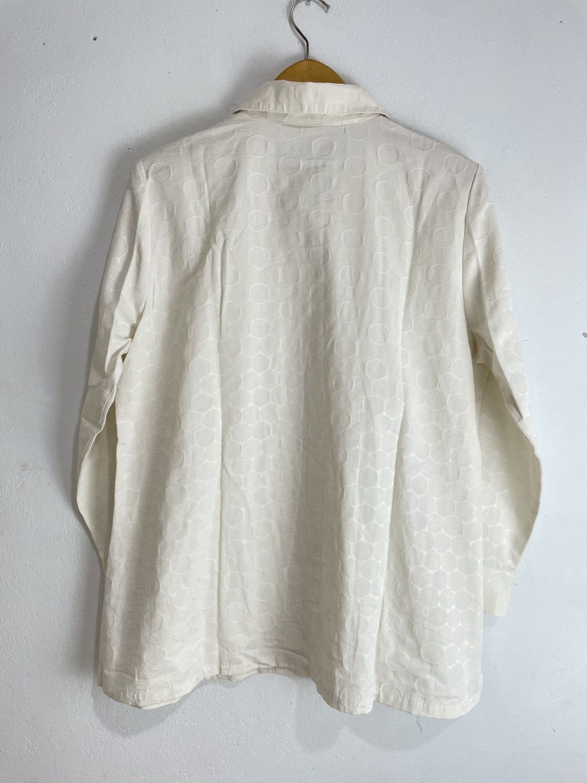 Yohji Yamamoto Undefined Japan Honeycomb Pattern shirt , Issey style Size M / US 6-8 / IT 42-44 - 6 Thumbnail