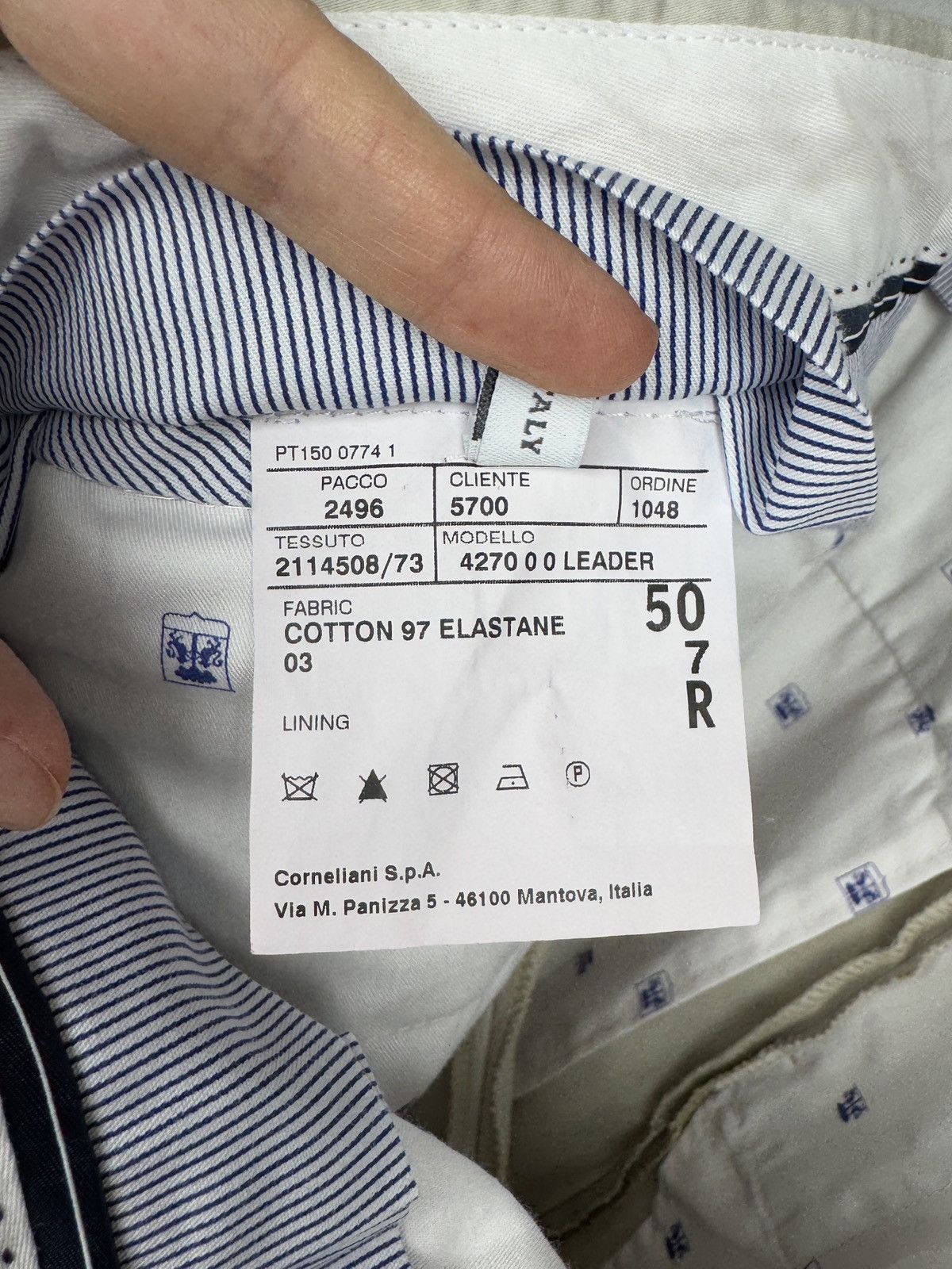 Corneliani Corneliani beige cotton chino pants made in Italy size 50 Size US 34 / EU 50 - 13 Thumbnail