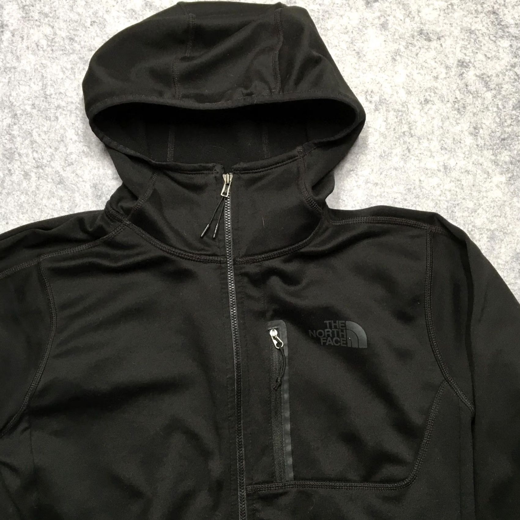 The North Face The North Face Canyonlands Jacket Mens Small Black Hooded Full Zip Outdoor Hiking Windbreaker Softshell Pockets Lined Zip Size US S / EU 44-46 / 1 - 5 Thumbnail