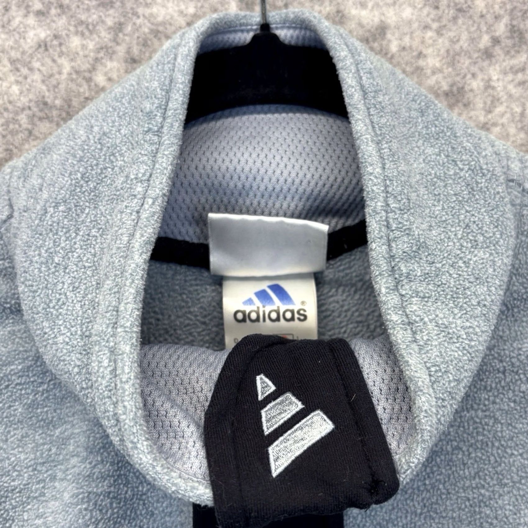 Adidas Adidas fleece pullover Climawarm 1/4 zip light blue Mens S Vintage Retro Y2K Size US S / EU 44-46 / 1 - 7 Thumbnail