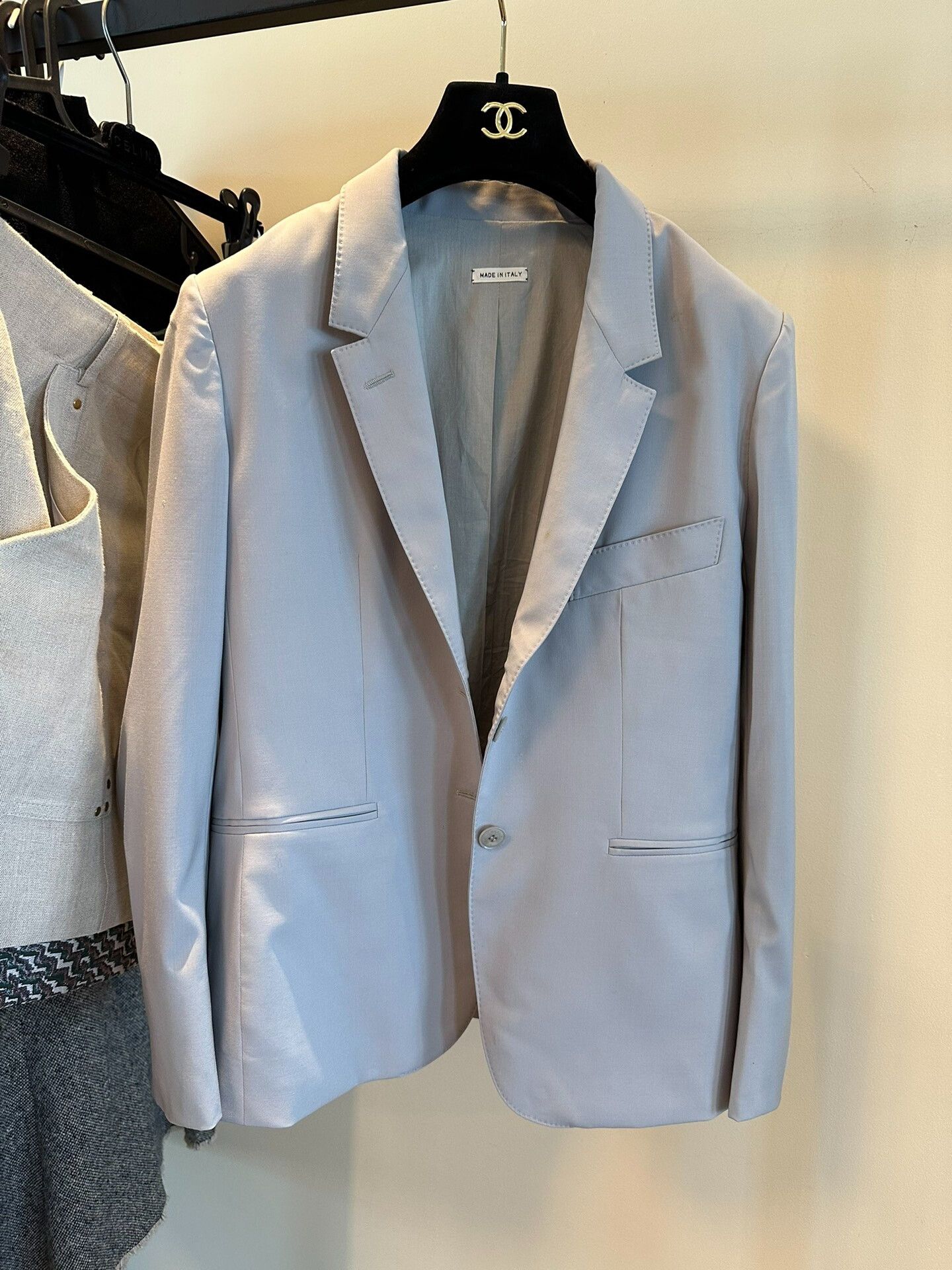 Hermes Hermes Light Gray Blazer Size 38 Size US M / EU 48-50 / 2 - 1 Thumbnail