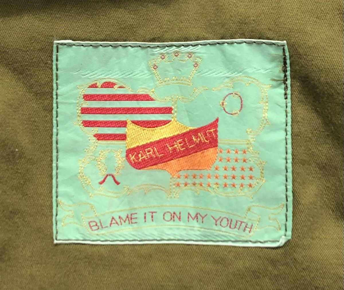 Karl Helmut Vintage Karl Helmut Blame It On My Youth Jacket Hoodie Size US XL / EU 56 / 4 - 14 Thumbnail
