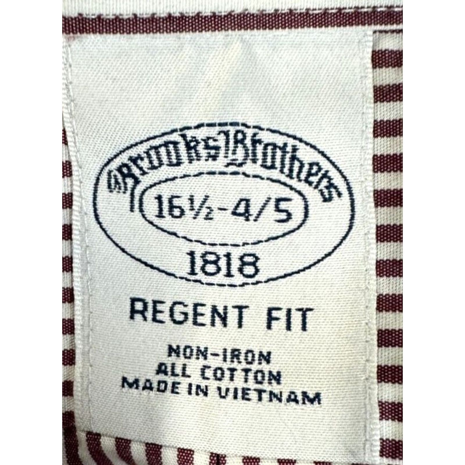 Brooks Brothers Brooks Brothers Shirt Mens 16.5 4-5 Regent Fit Button Up Red White Stripe Dress Shirt Slim Fit Regular Size Type: Regular Gender: Mens Shirt Size 46R - 5 Thumbnail