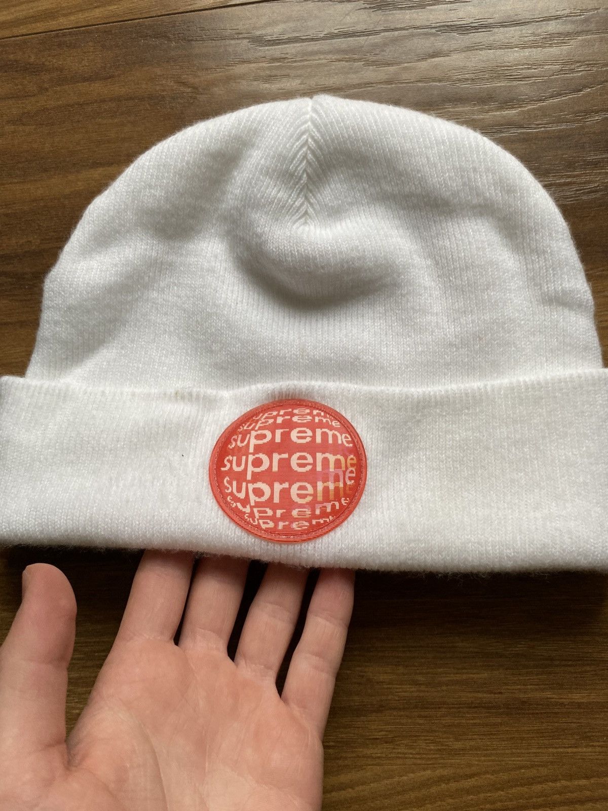 Supreme Hat Supreme Lenticular Patch Beanie SS/21 Y2k Hype Size ONE SIZE - 4 Thumbnail