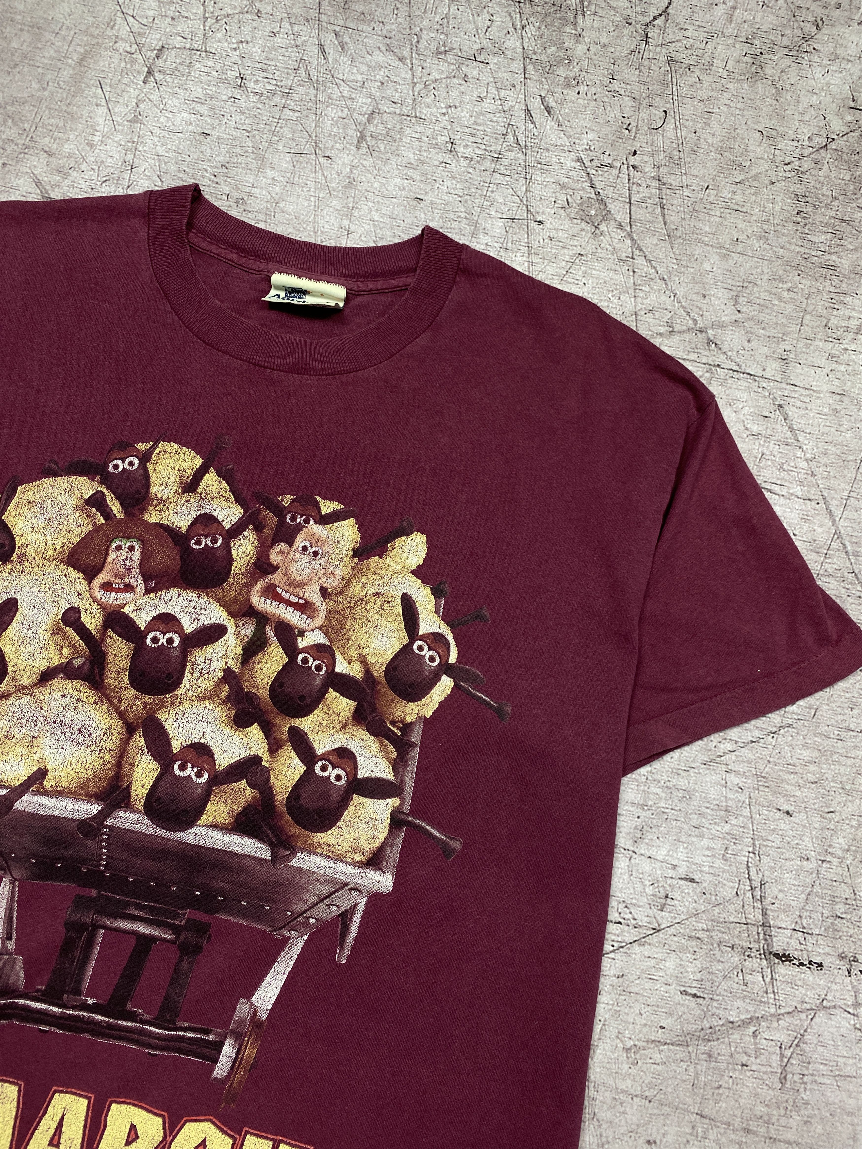 Cartoon Network × Vintage Wallace & Gromit 1989 Vintage Mens T-Shirt Size US L / EU 52-54 / 3 - 2 Thumbnail