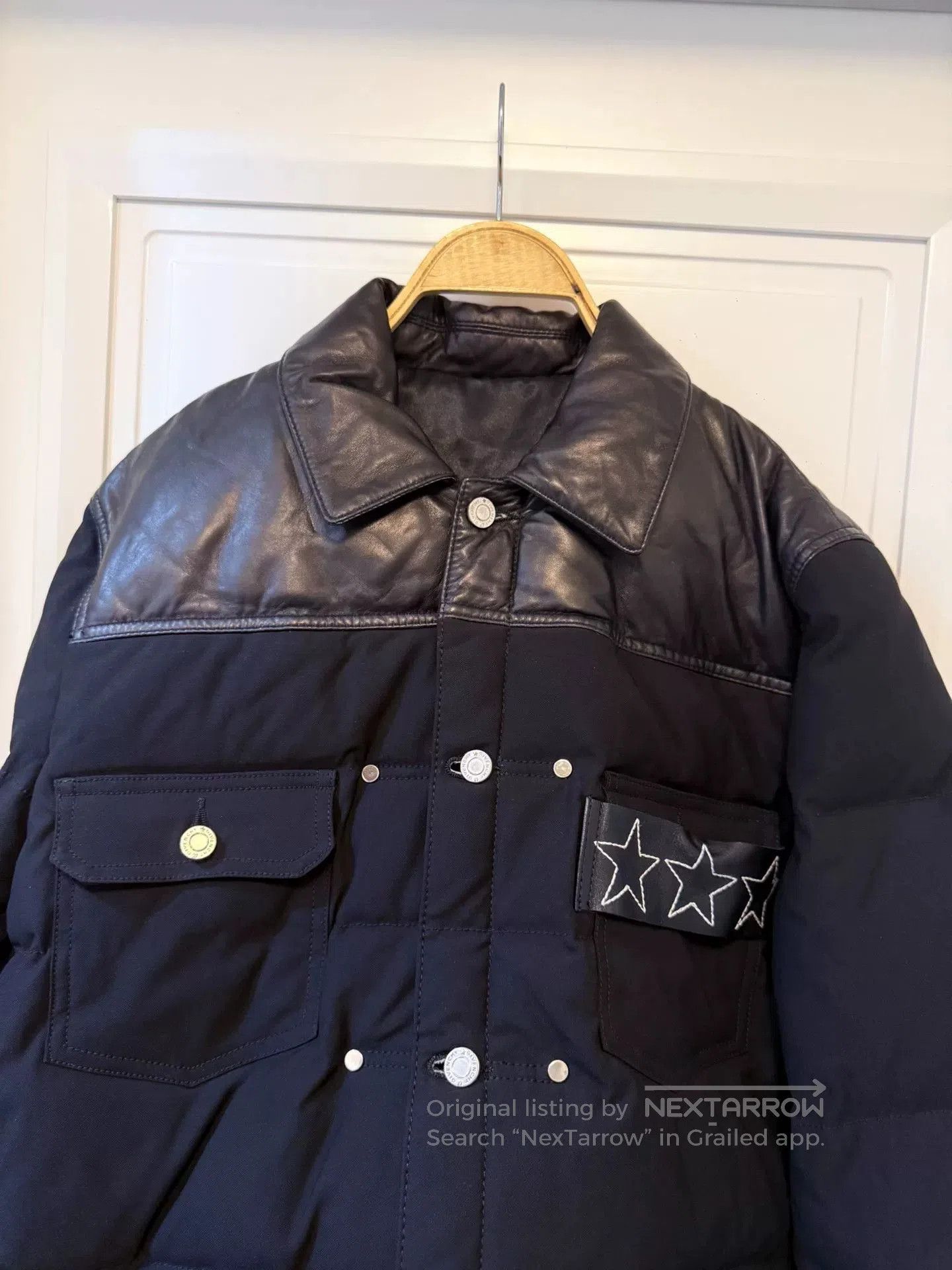 Givenchy Givenchy Men's Down Jacket with Leather Details. Size US XXL / EU 58 / 5 - 5 Thumbnail