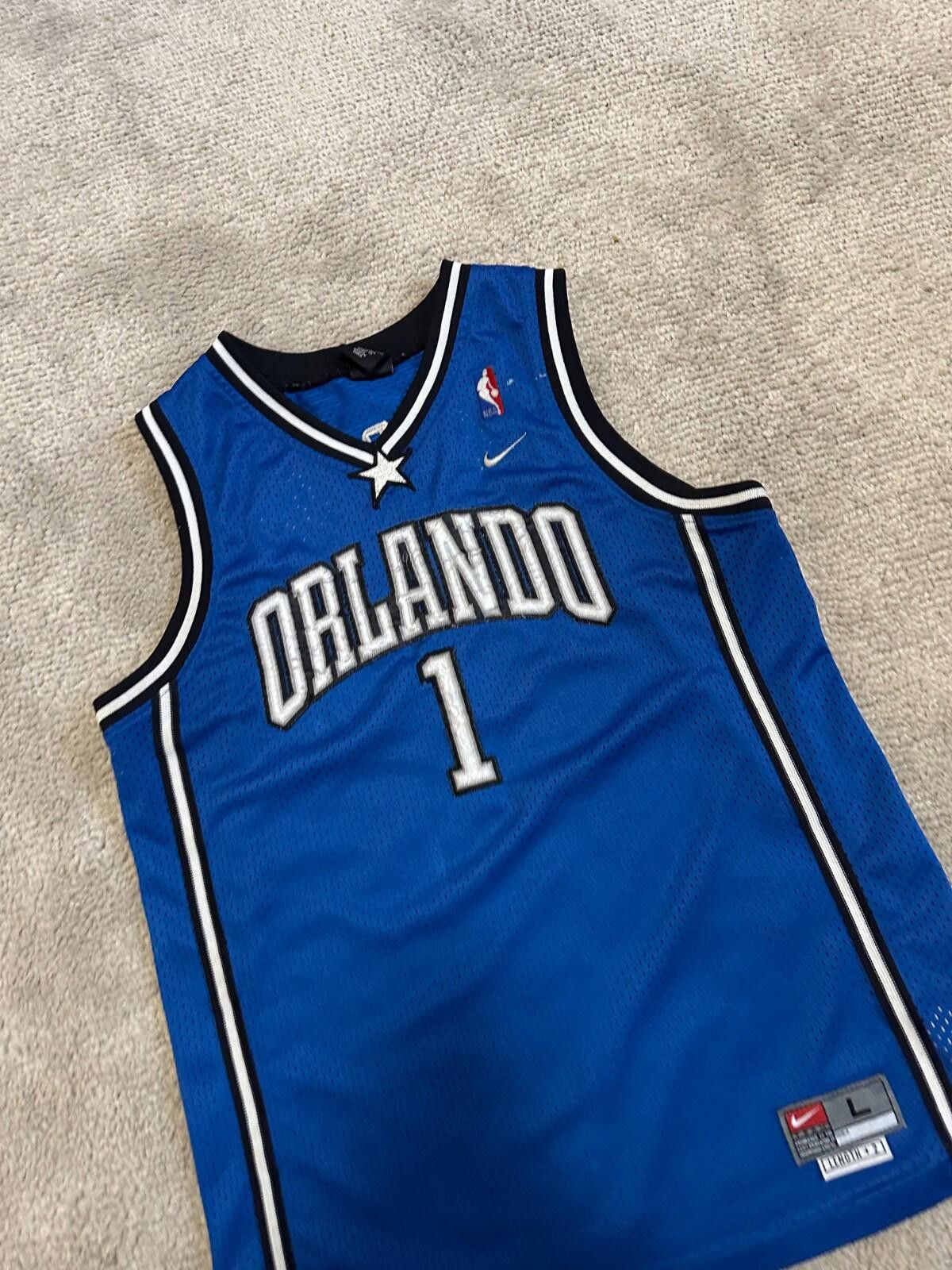 Nike Nike NBA Orlando Magic Tracy McGrady #1 Swingman Jersey Size US XXS / EU 40 - 3 Thumbnail