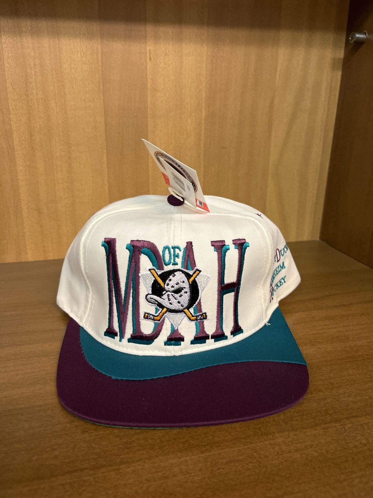 Twins × Twins Enterprise Inc. × Vintage Hats mighty ducks of Anaheim hockey nhl Size ONE SIZE - 1 Thumbnail
