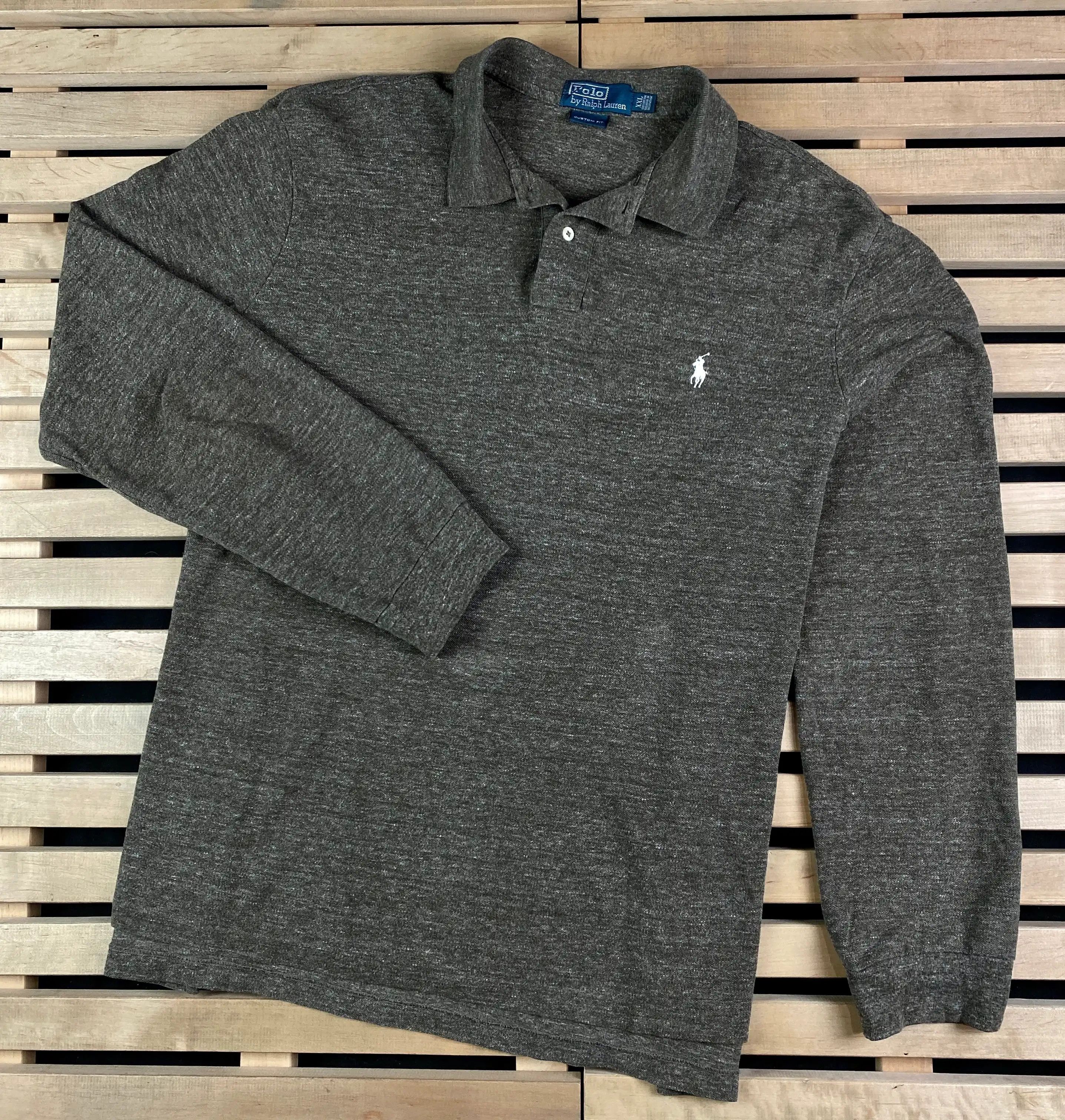 Polo Ralph Lauren × Ralph Lauren × Vintage Mens Polo Long Sleeve Ralph Lauren Vintage Size XXL 2XL Size US XXL / EU 58 / 5 - 1 Thumbnail