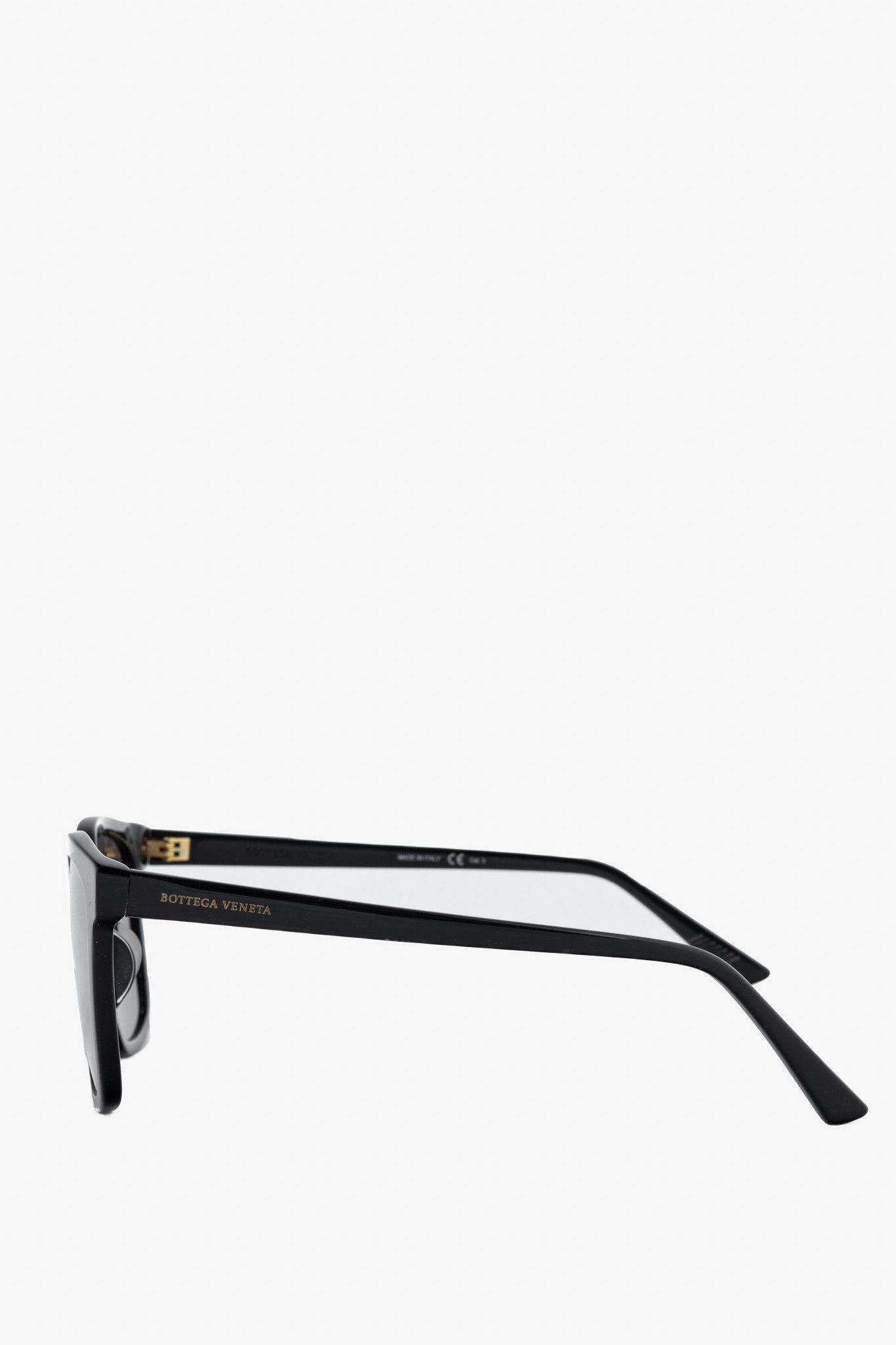 Bottega Veneta Bottega Veneta BV1021SK Black Square Acetate Sunglasses Size ONE SIZE - 3 Thumbnail