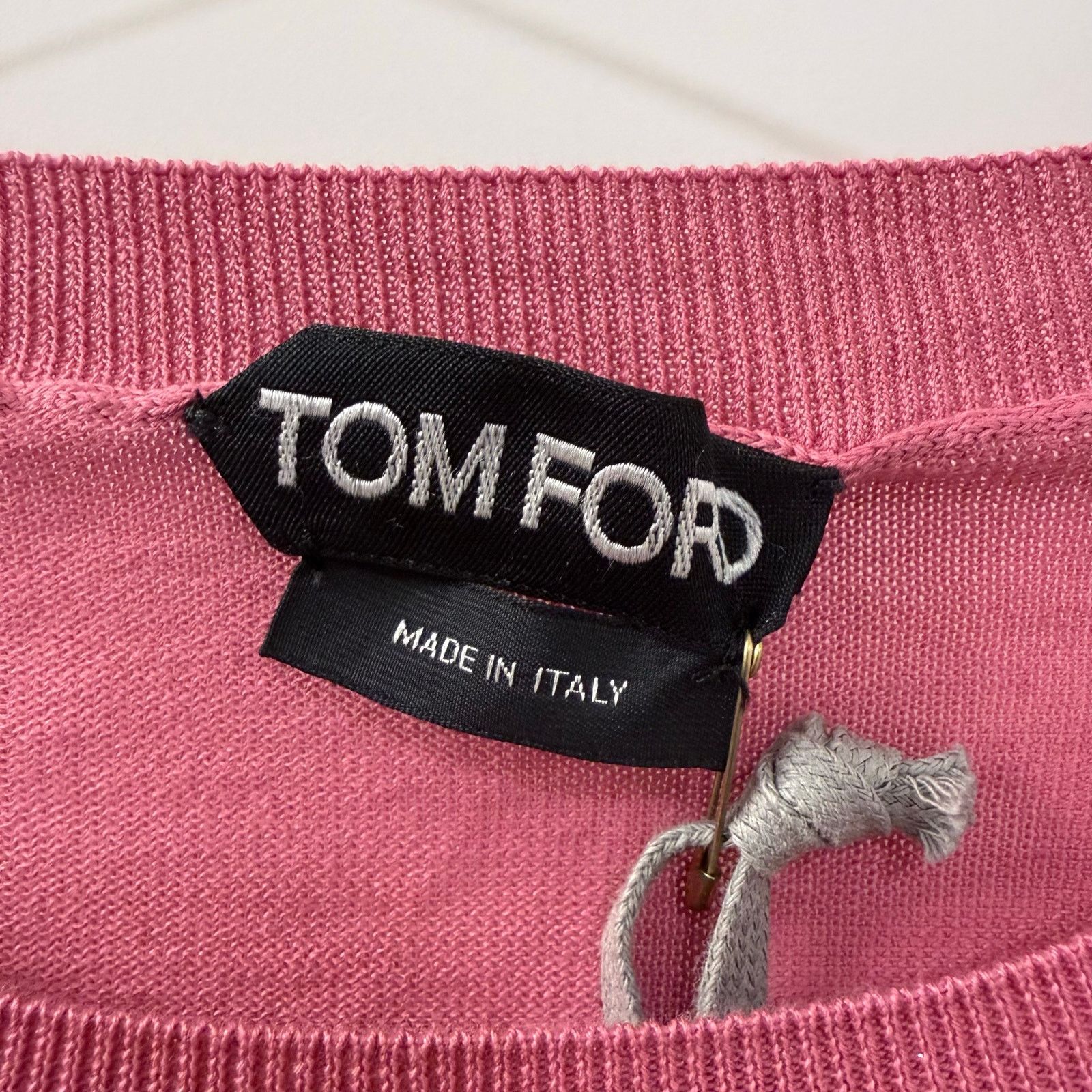 Tom Ford $1,250 NWT TOM FORD Luxury Cotton Sweater in Flamingo Size US L / EU 52-54 / 3 - 5 Thumbnail