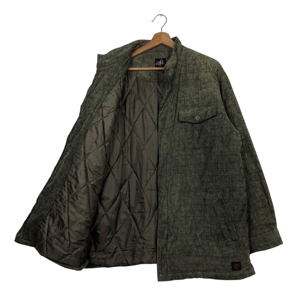 Japanese Brand Capo Di Pazzo Minimalist Stand-Neck Quilted Coat Size US L / EU 52-54 / 3 - 12 Thumbnail