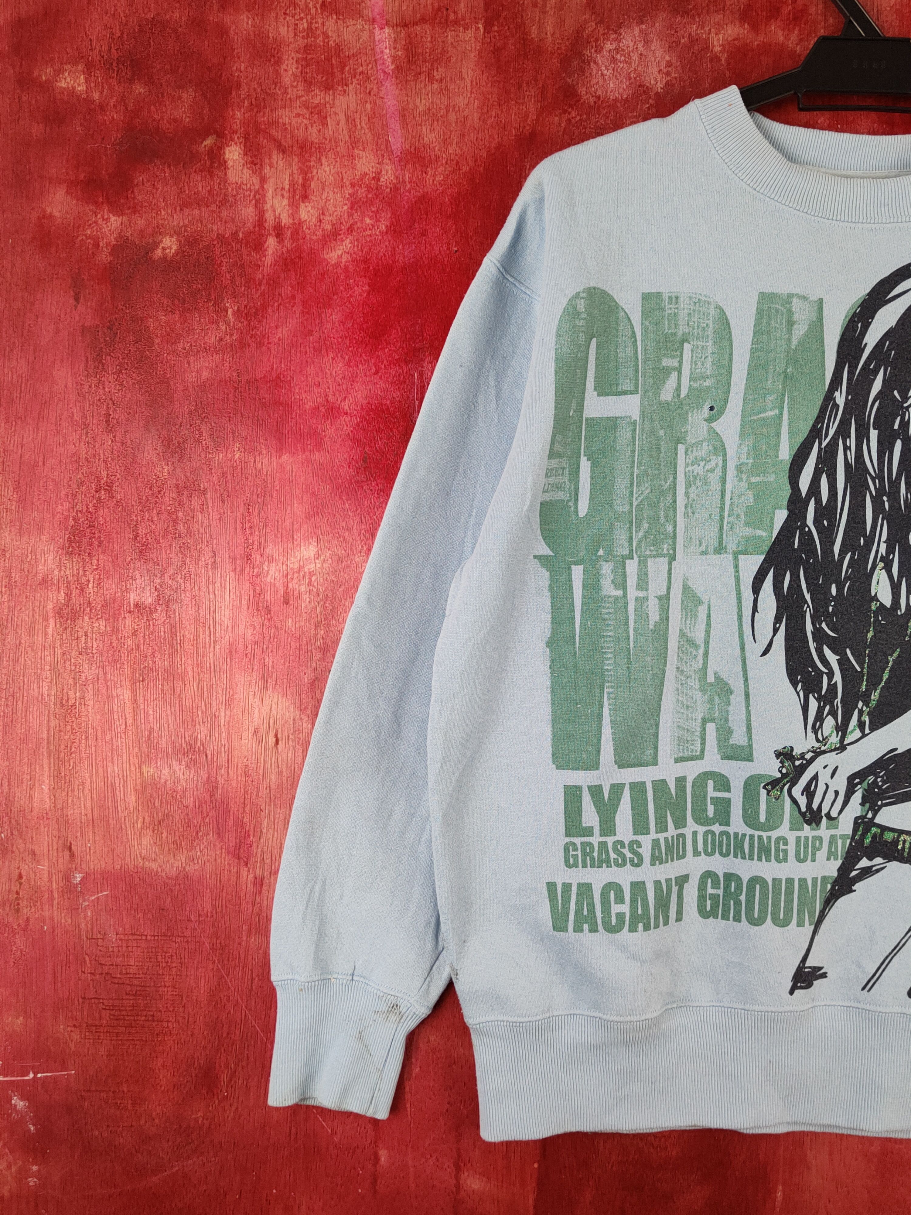 Japanese Brand × Vintage Oblo vintage girl Blue Sweatshirts #S2119 Size M / US 6-8 / IT 42-44 - 6 Thumbnail