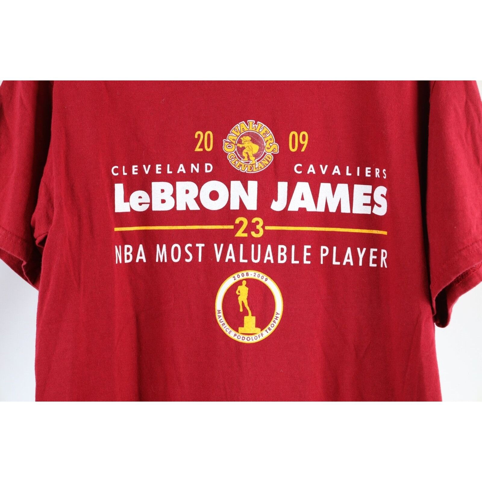 Vintage Vintage Lebron James 2008 2009 Cleveland Cavalier T-Shirt Size US M / EU 48-50 / 2 - 4 Thumbnail