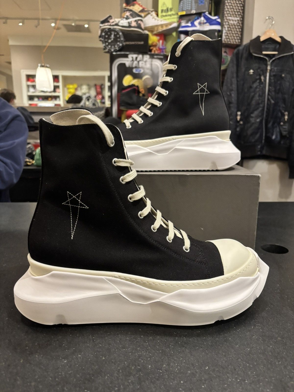 Rick Owens Abstract Sneakers | Grailed